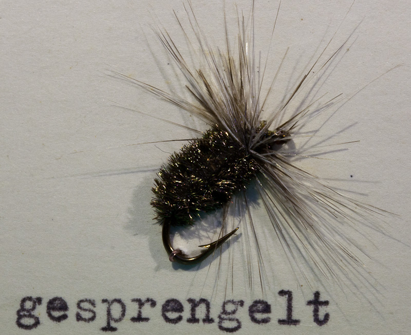Gespenkelte Gr�nefeld Nymphe